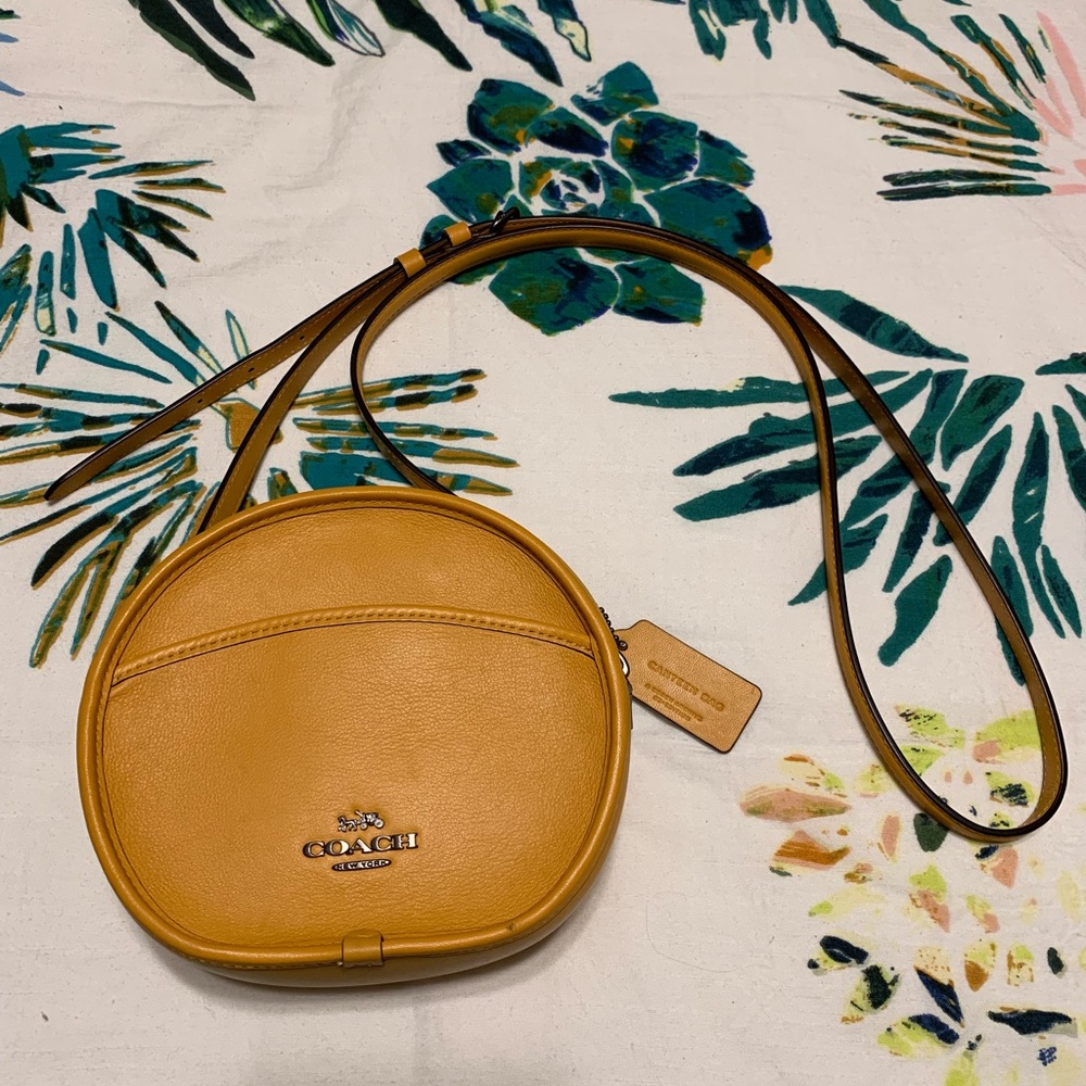 Mustard Yellow Coach Canteen Bag